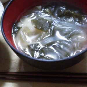 簡単♪中華風水餃子スープ